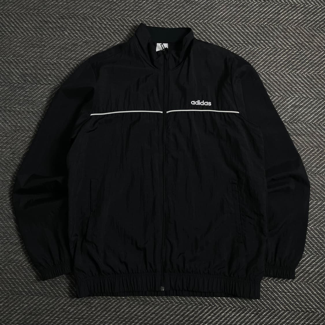 아디다스 아치로고 나일론 바람막이 블랙y 4446 상품이미지2