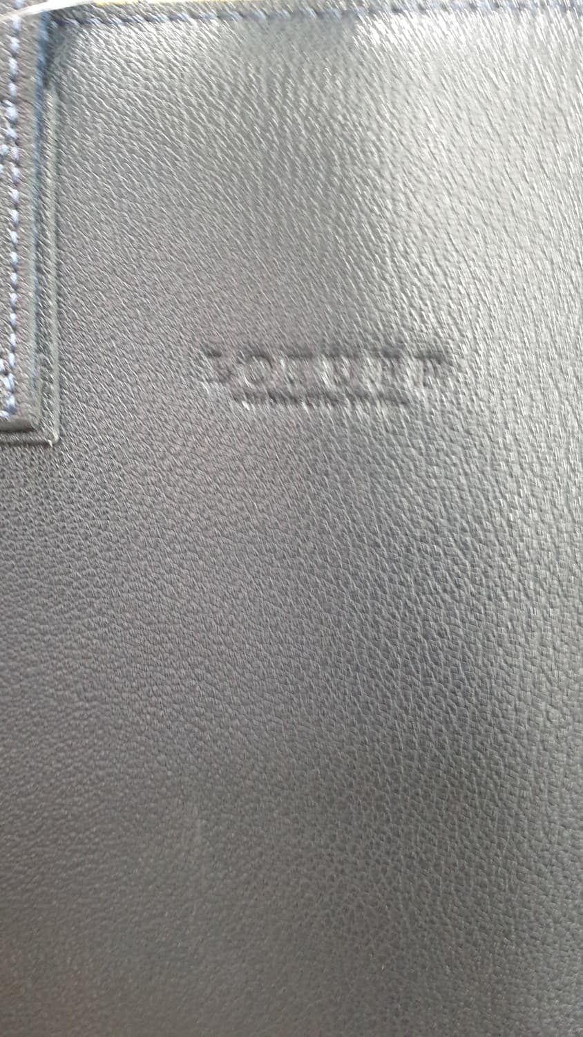 LOTUFF 네이비 통 가죽가방 상품이미지8