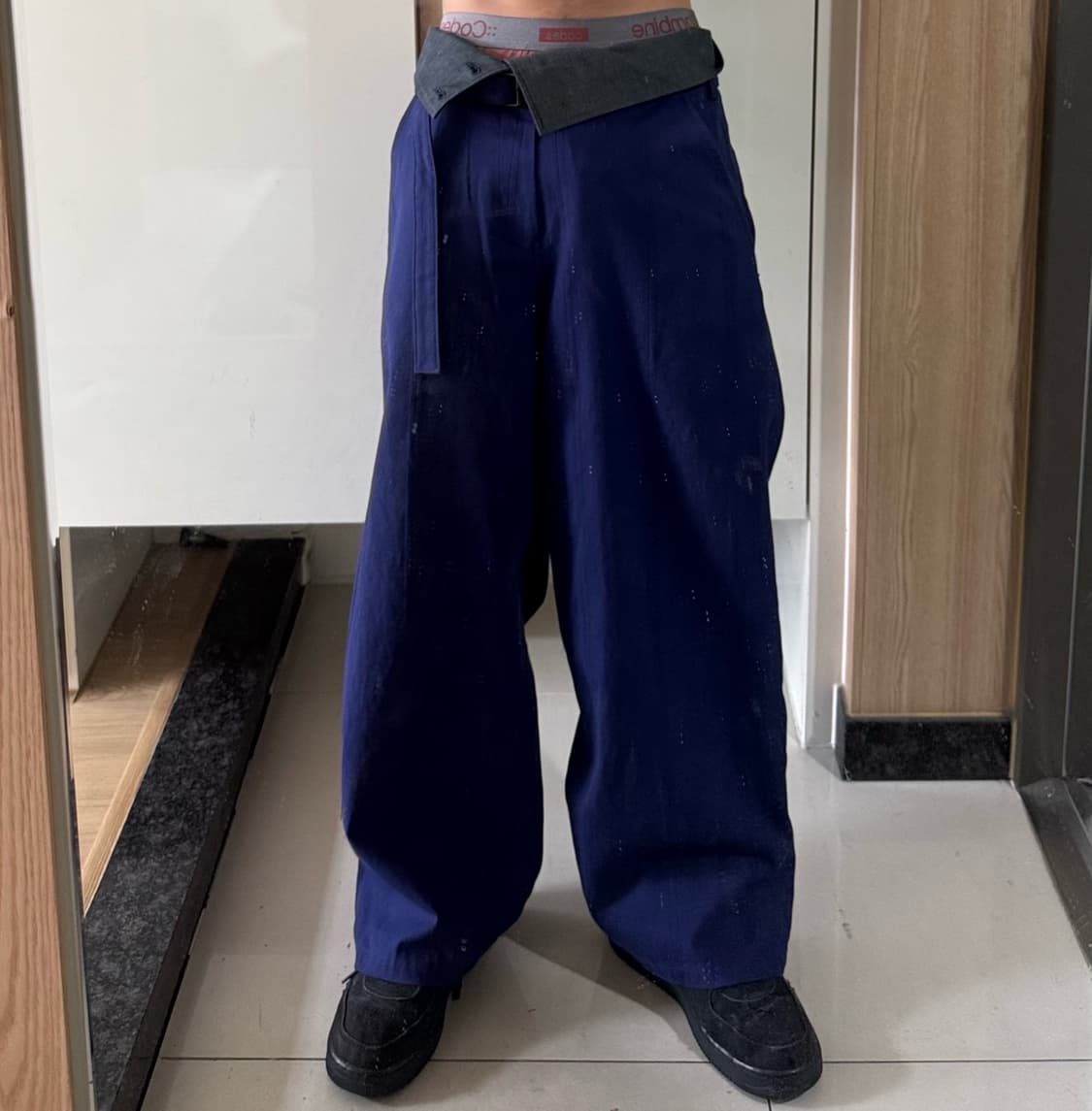 요지야마모토 하이웨스트 팬츠 상품이미지2