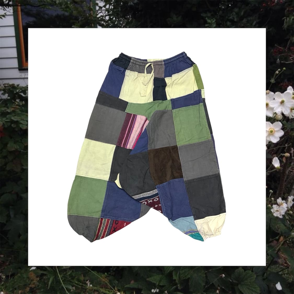 패치워크 배기팬츠 상품이미지1