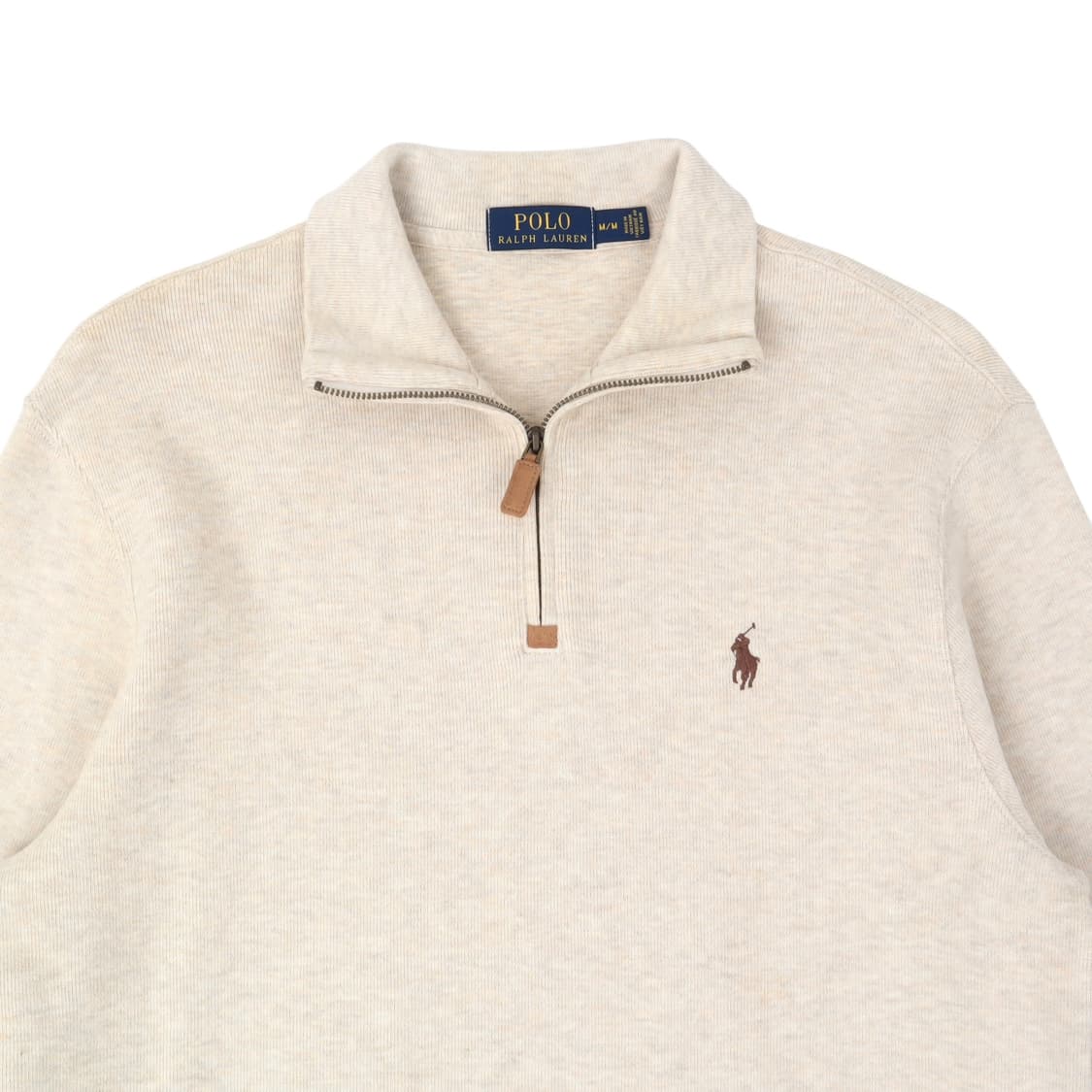 폴로 랄프로렌 베이직포니 하프집업 코튼 니트 상품이미지2