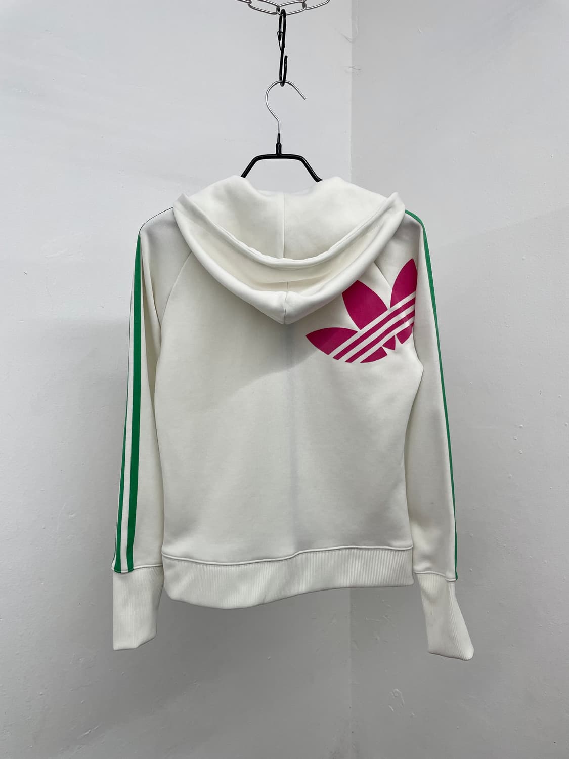 아디다스 흰초 파이어버드 후드 트랙집업 상품이미지7