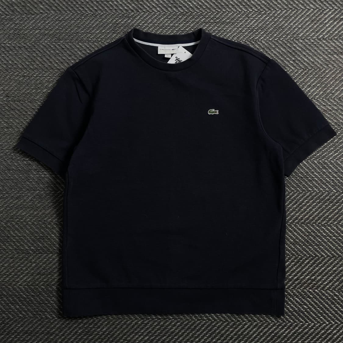 라코스테 네이비 크루넥 반팔 티셔츠o 4134 상품이미지1