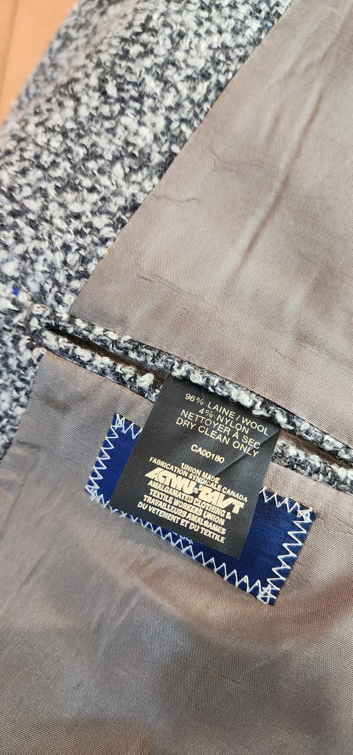 연그레이 트위드 자켓 슬림XL 상품이미지8