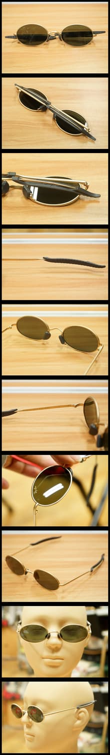 90s 미국제 레이벤 w2388 oval orbs2 에비에이터 선글라스 상품이미지2