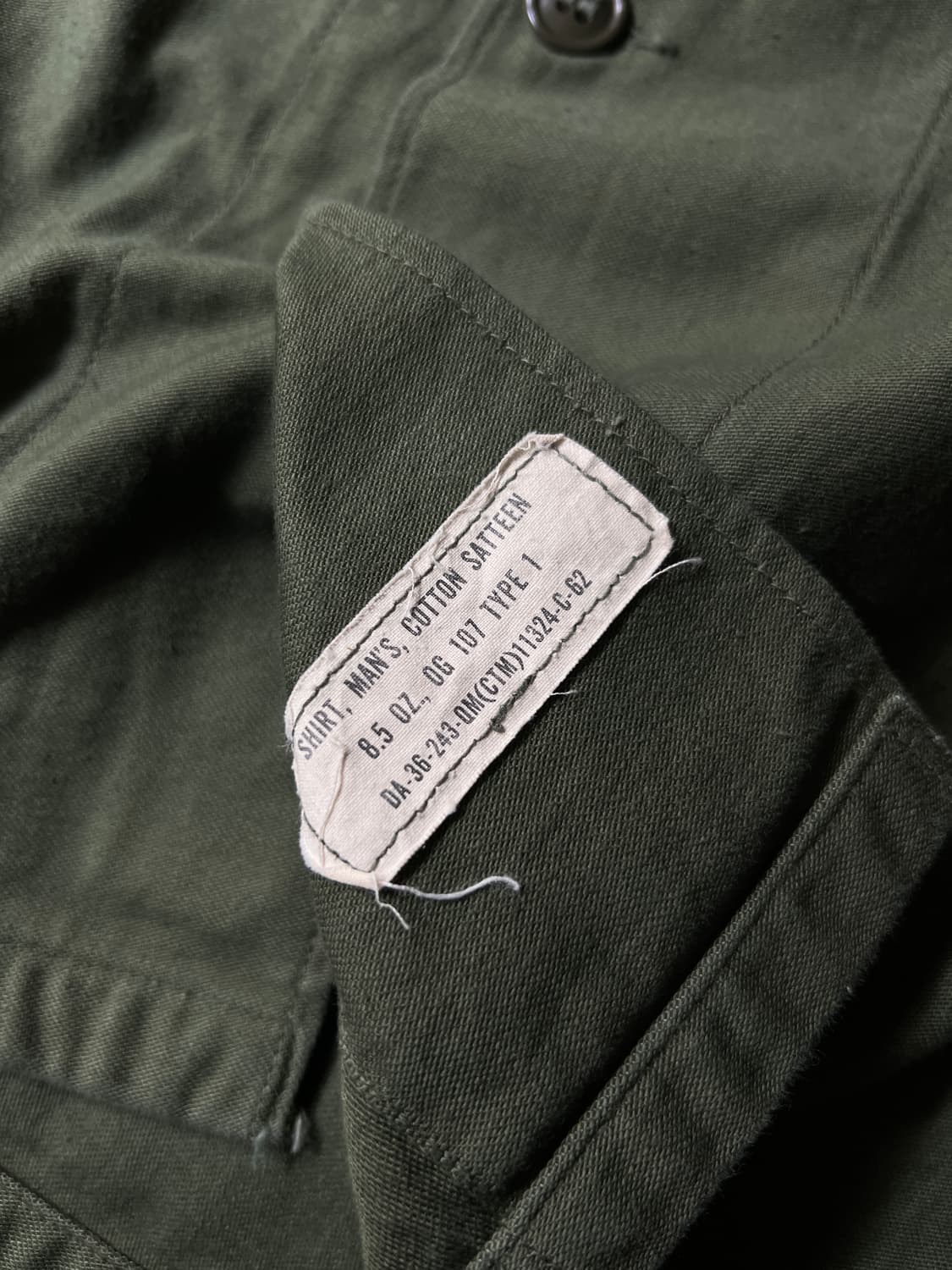 [M]50's 오리지널 OG-107 1세대 밀리터리 셔츠 상품이미지5