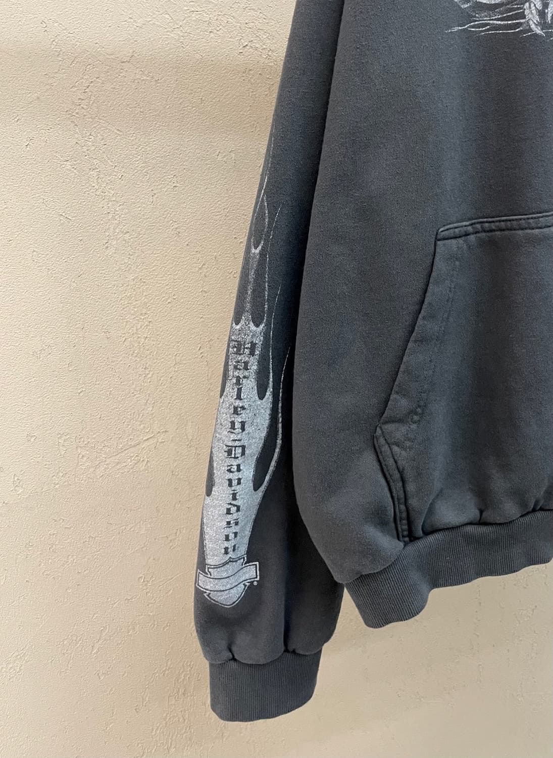 할리데이비슨 크롬 이글 피그먼트 후드티 상품이미지3