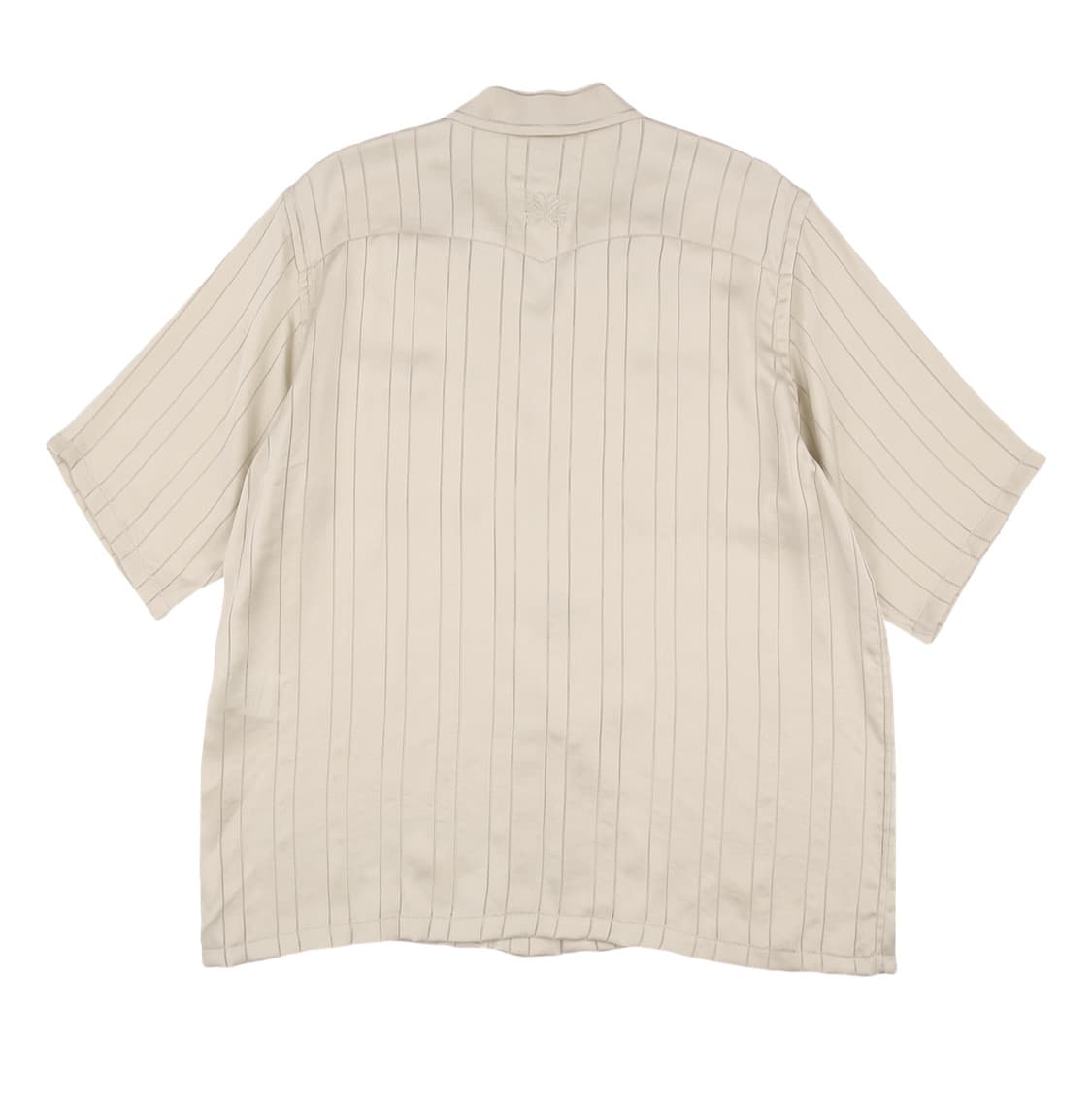 니들스 스트라이프 반팔 셔츠 아이보리 M사이즈 상품이미지2