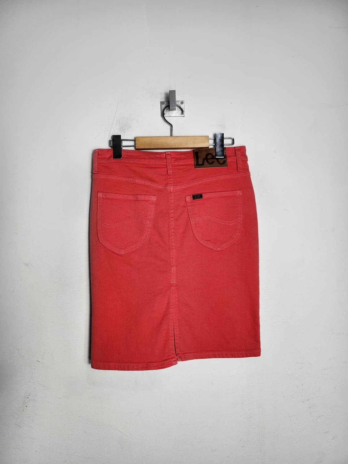 Lee 리 레드 데님 스커트 상품이미지1