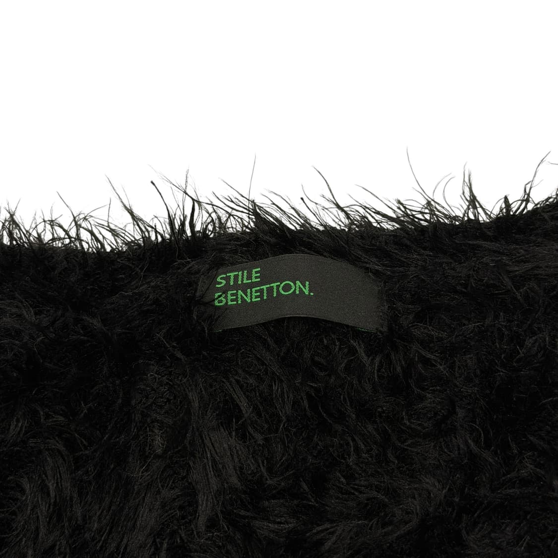 베네통 부클 똑딱이 가디건 블랙 상품이미지4