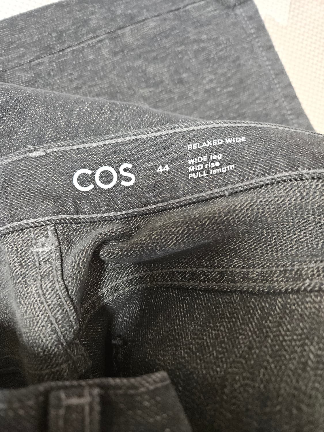 Cos 코스 릴랙스드 와이드 레그진 44 상품이미지2