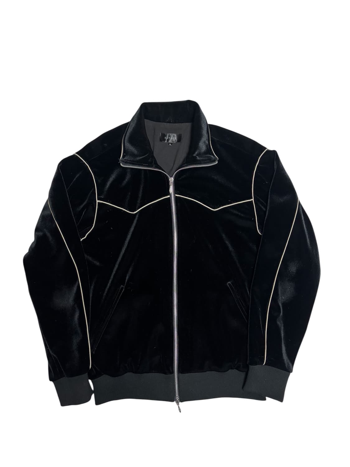 SAVAGE 세비지 벨벳 트레이닝복 세트 상의 XL 하의 L 상품이미지2