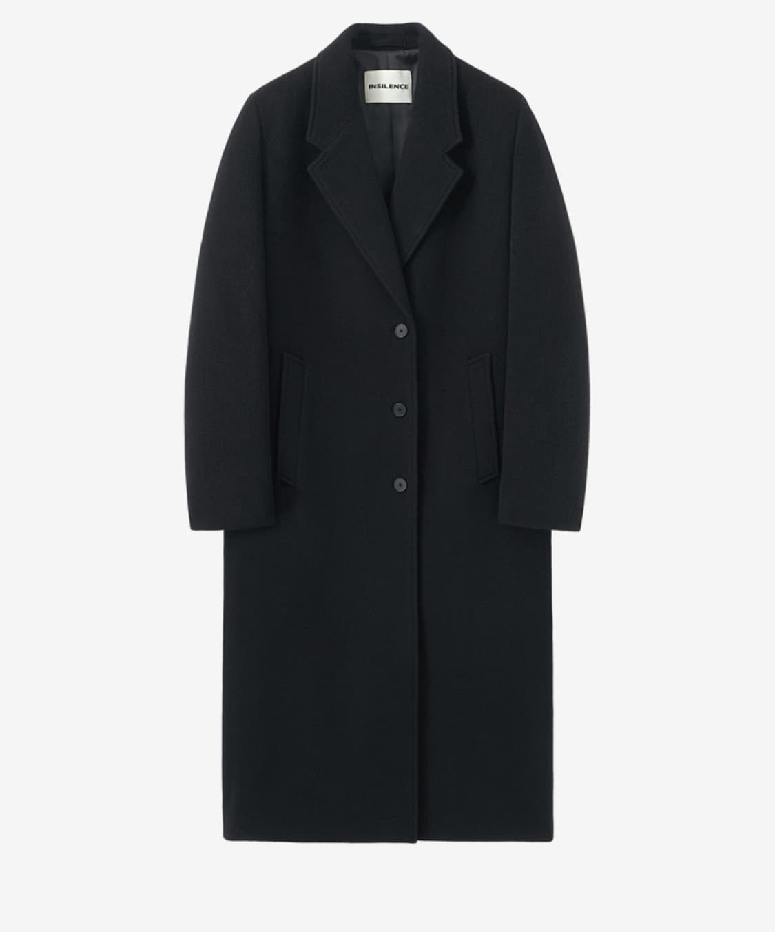 인사일런스 우먼 클래식 맥시 코트 BLACK S (새상품) 상품이미지1