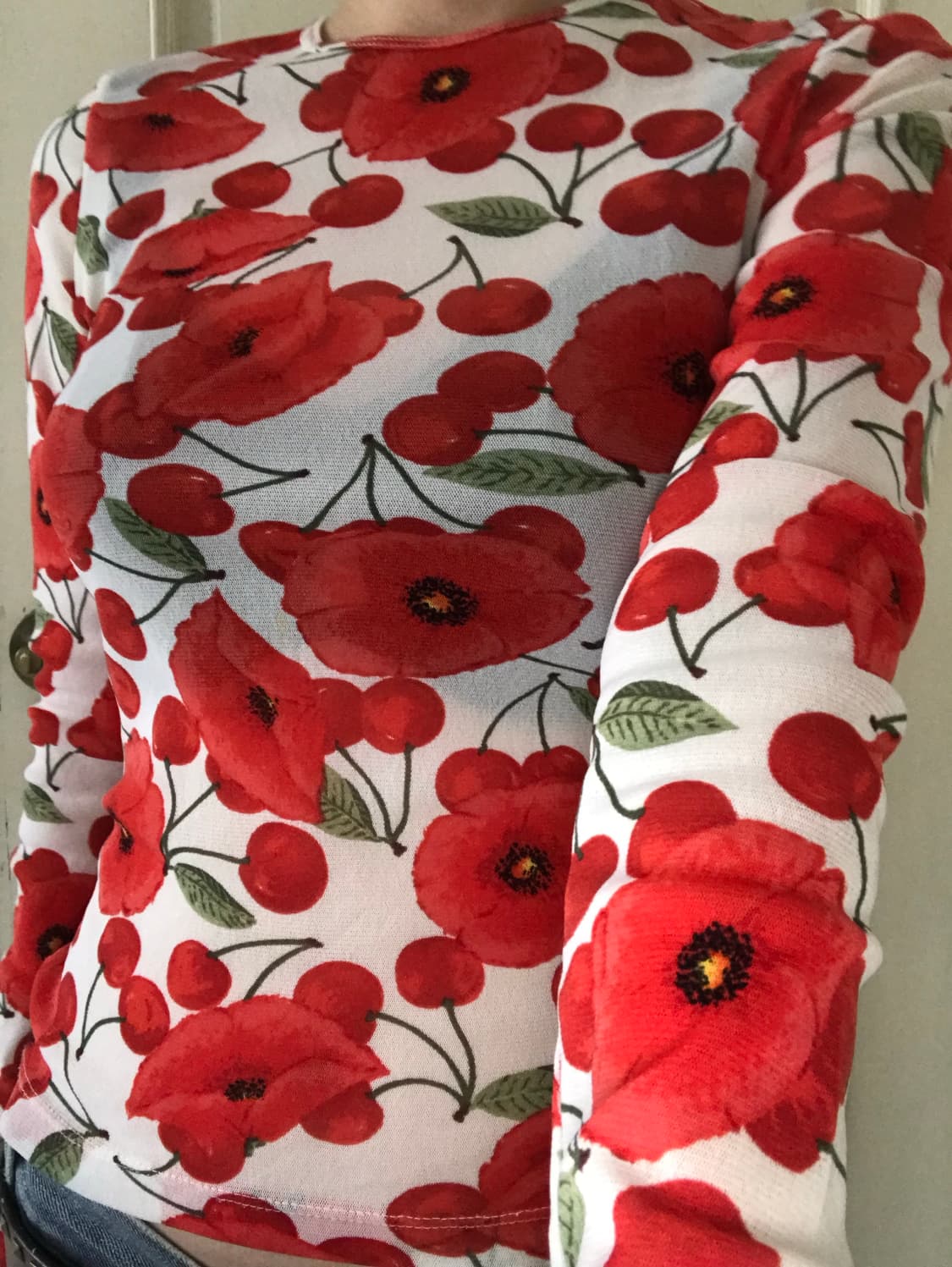 vintage flower mash top 상품이미지4