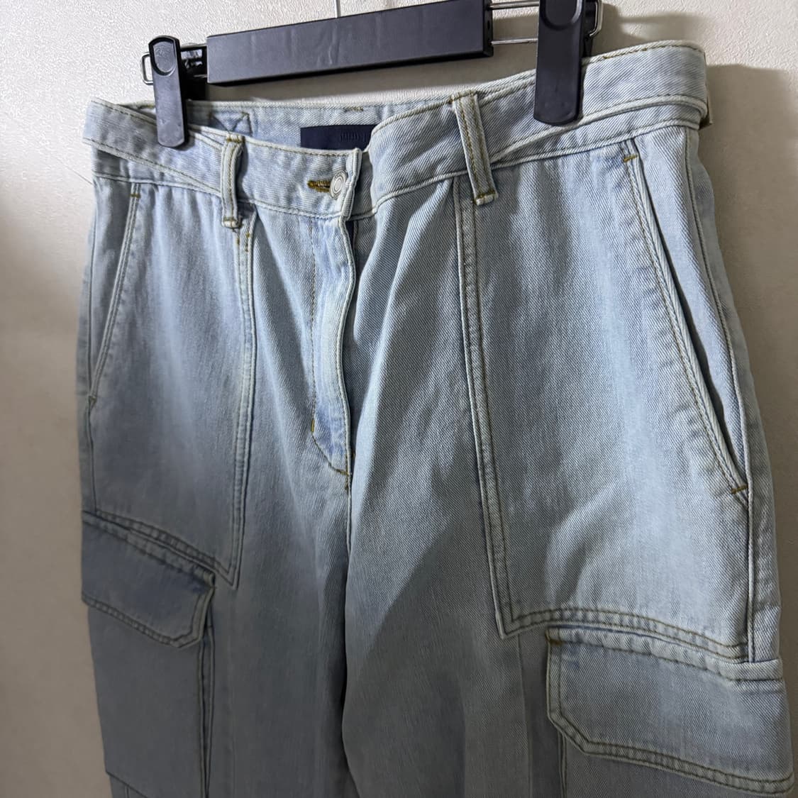 준지 남성 데님 조거 카고 팬츠 40 (남성 31-32정도) 상품이미지2