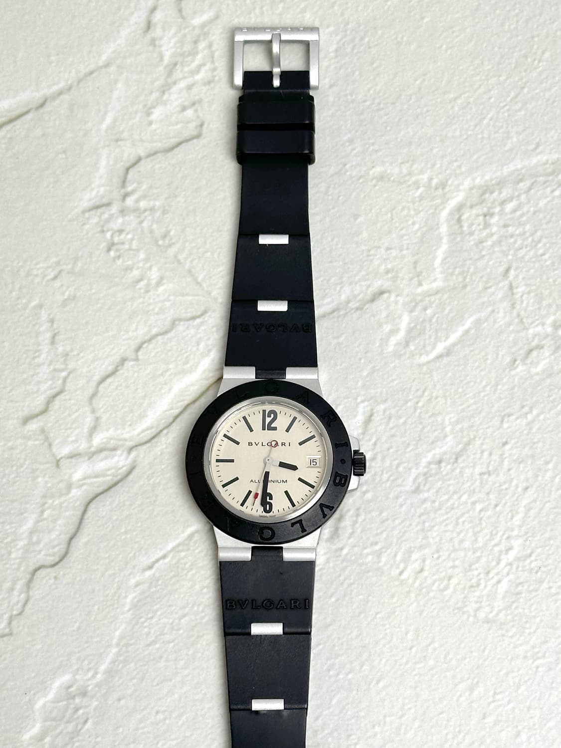 BVLGARI 알루미늄(ALUMINIUM) 러버 스트랩 워치 상품이미지2