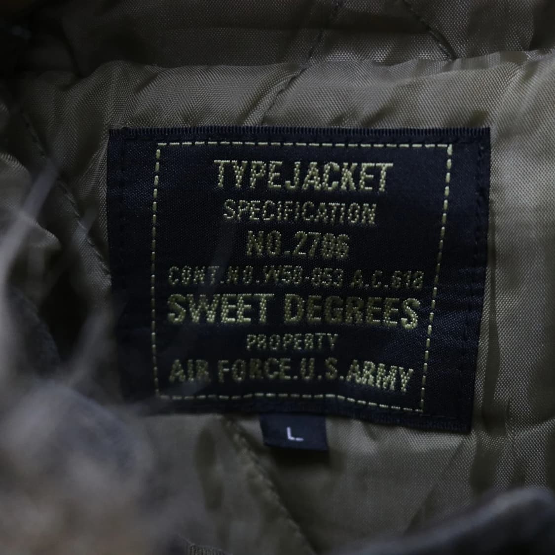 SWEET DEGREES  밀리터리 야상 숏 점퍼 60303 상품이미지6