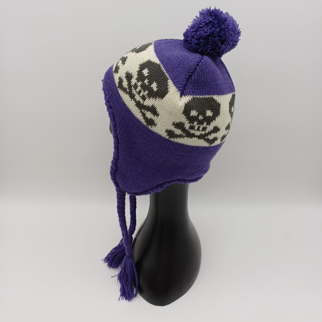 일본 빈티지 키즈 비니 방울 귀달이 모자 [BSF10445-154-27] 상품이미지2