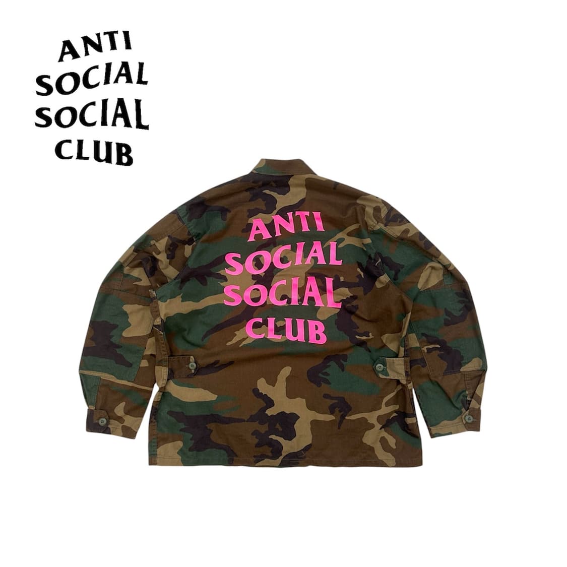 안티소셜클럽 17ss 카모 BDU 자켓 상품이미지1