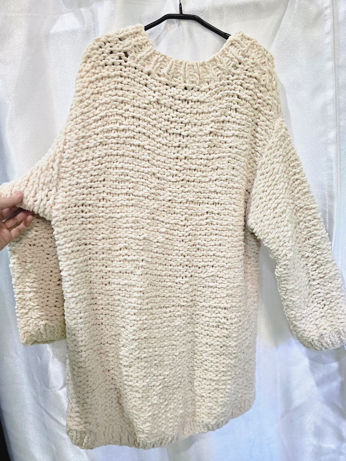 소프트 벨벳 니트 오버핏 상품이미지6