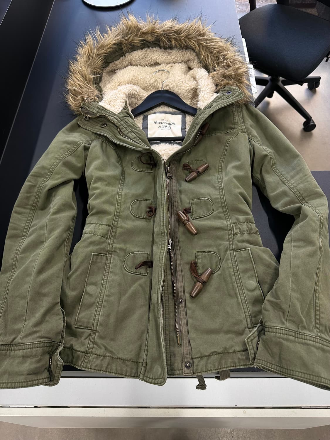 아베크롬비 Y2k 더플 울프죠 투웨이 야상자켓 상품이미지6