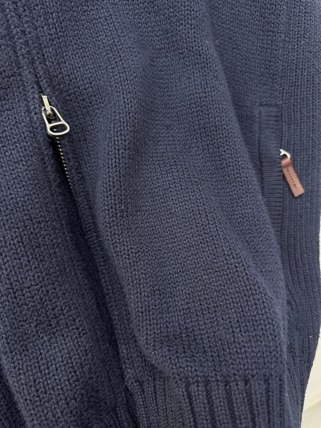 폴로 네이비 레드 빅포니 투웨이 니트 가디건 상품이미지7