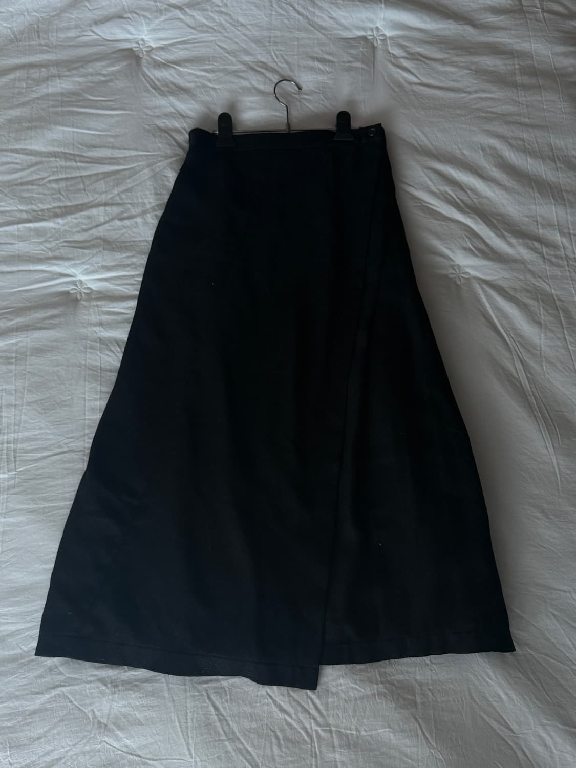 꼼데가르송 블랙 랩스커트 상품이미지3