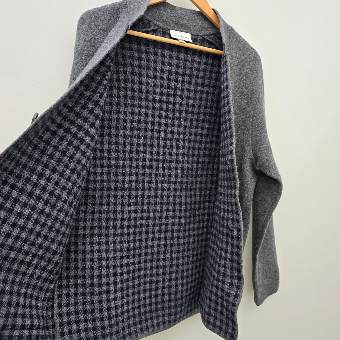 라코스테 차콜 그레이 가디건 상품이미지5