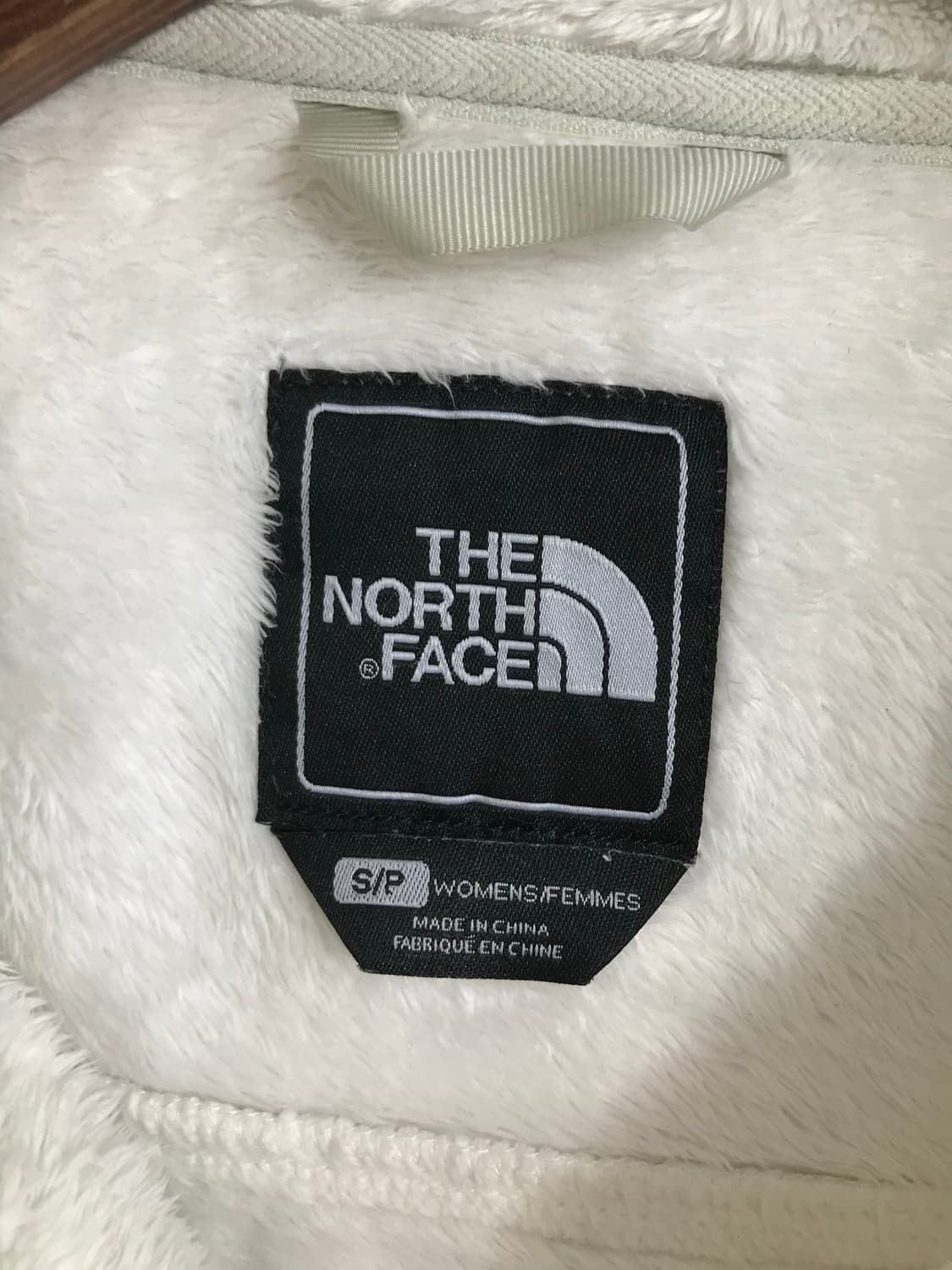 노스페이스 화이트 후리스 후드집업 자켓 상품이미지6