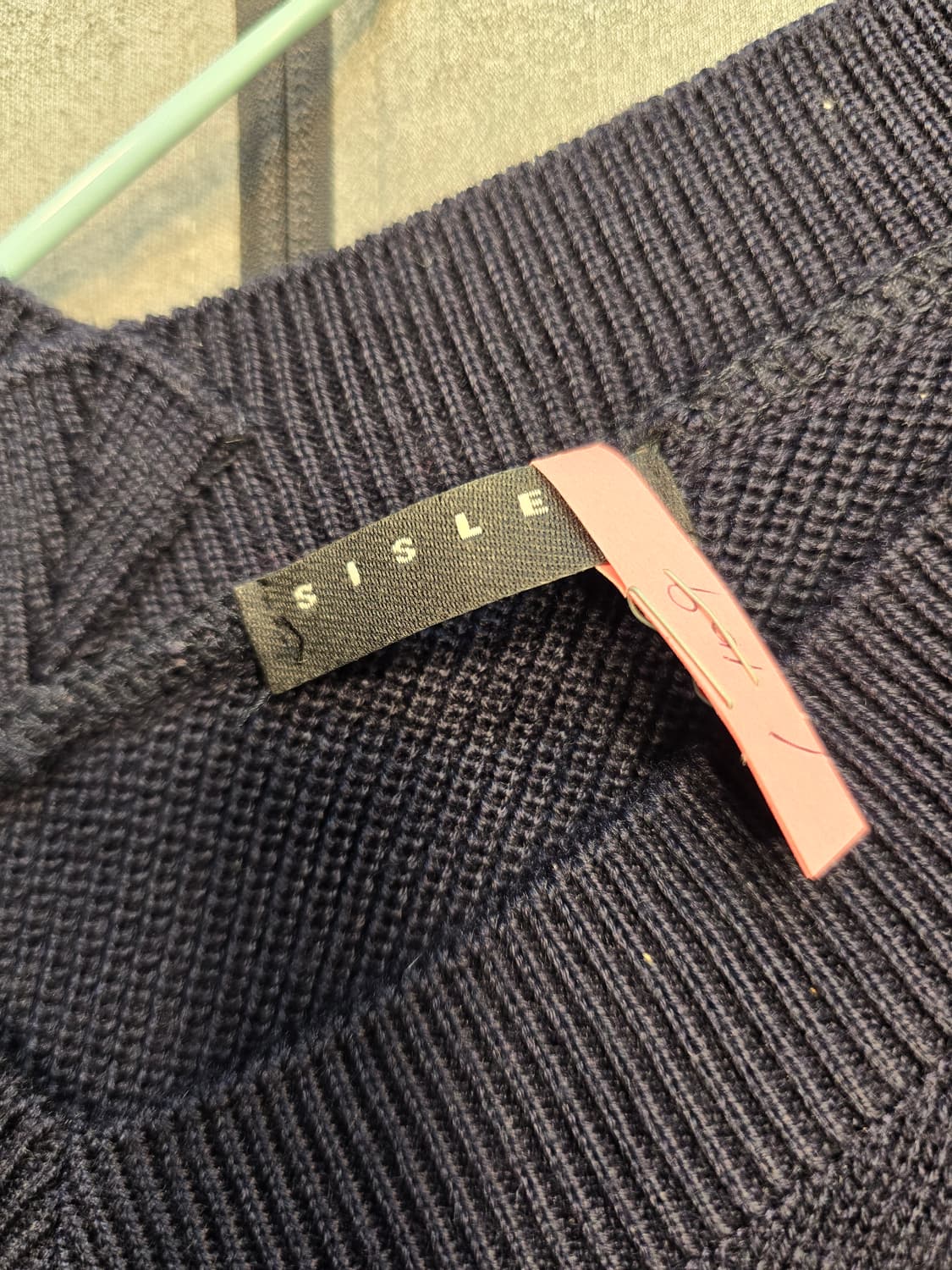 시슬리 Sisley 투톤 니트 롱 원피스 프리사이즈 상품이미지7