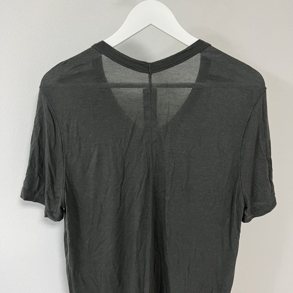 릭오웬스 14FW "MOODY" 절개 티셔츠 다크 더스트 상품이미지4