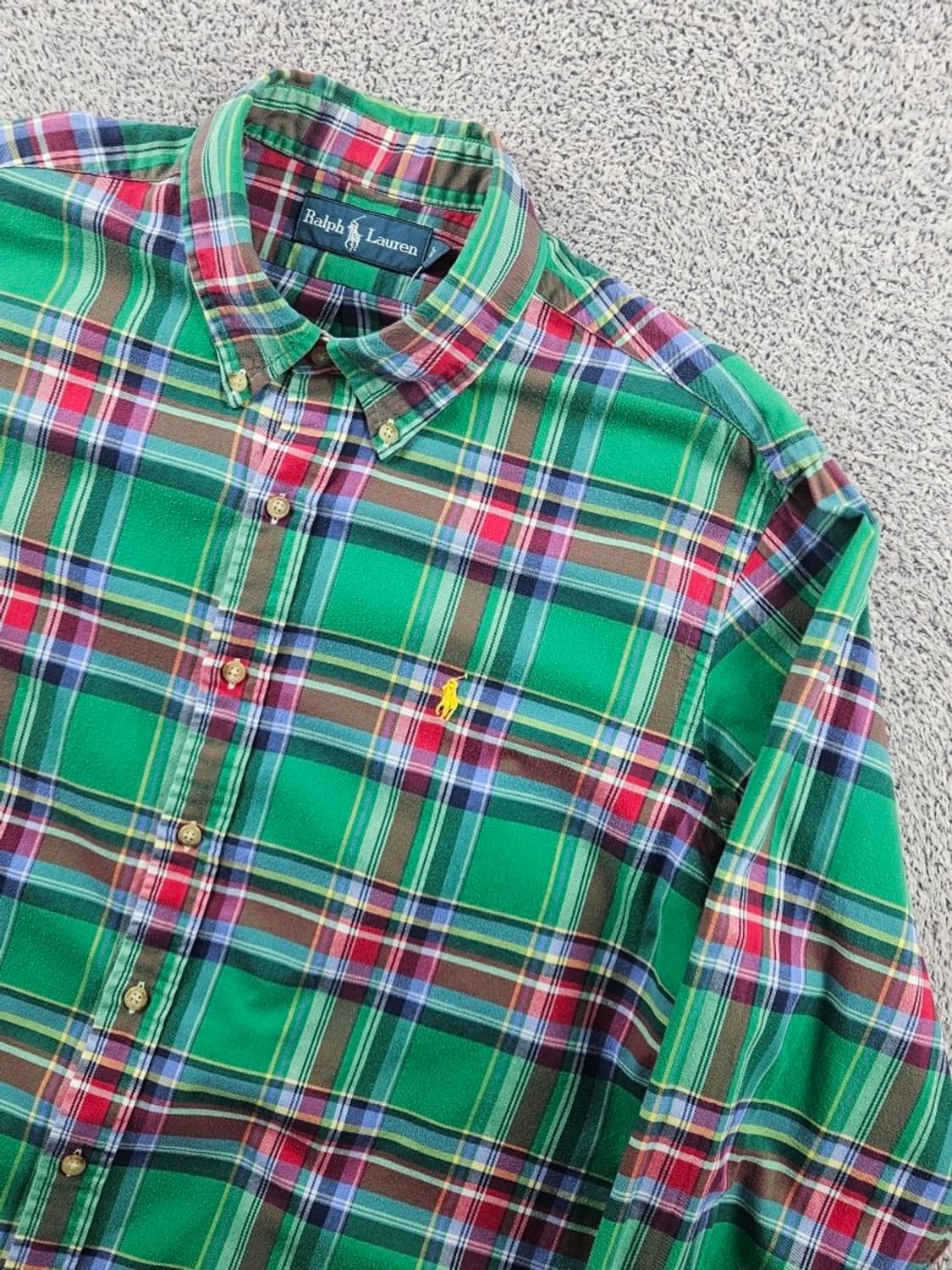 폴로랄프로렌 멀티 타탄 체크 패턴 셔츠 ( XL ) / 10986 상품이미지7