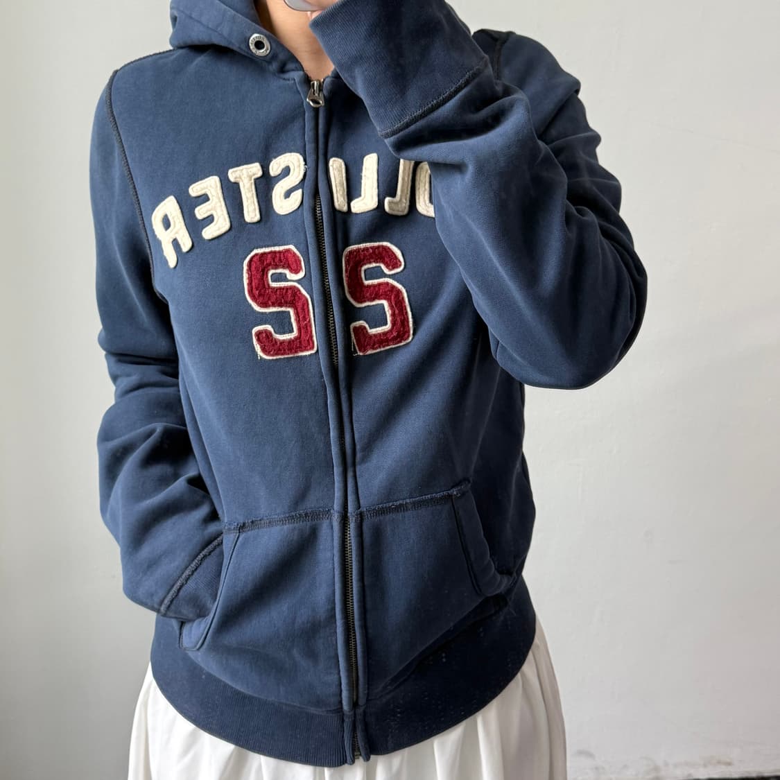 [S] 홀리스터 네이비 후드집업 상품이미지2