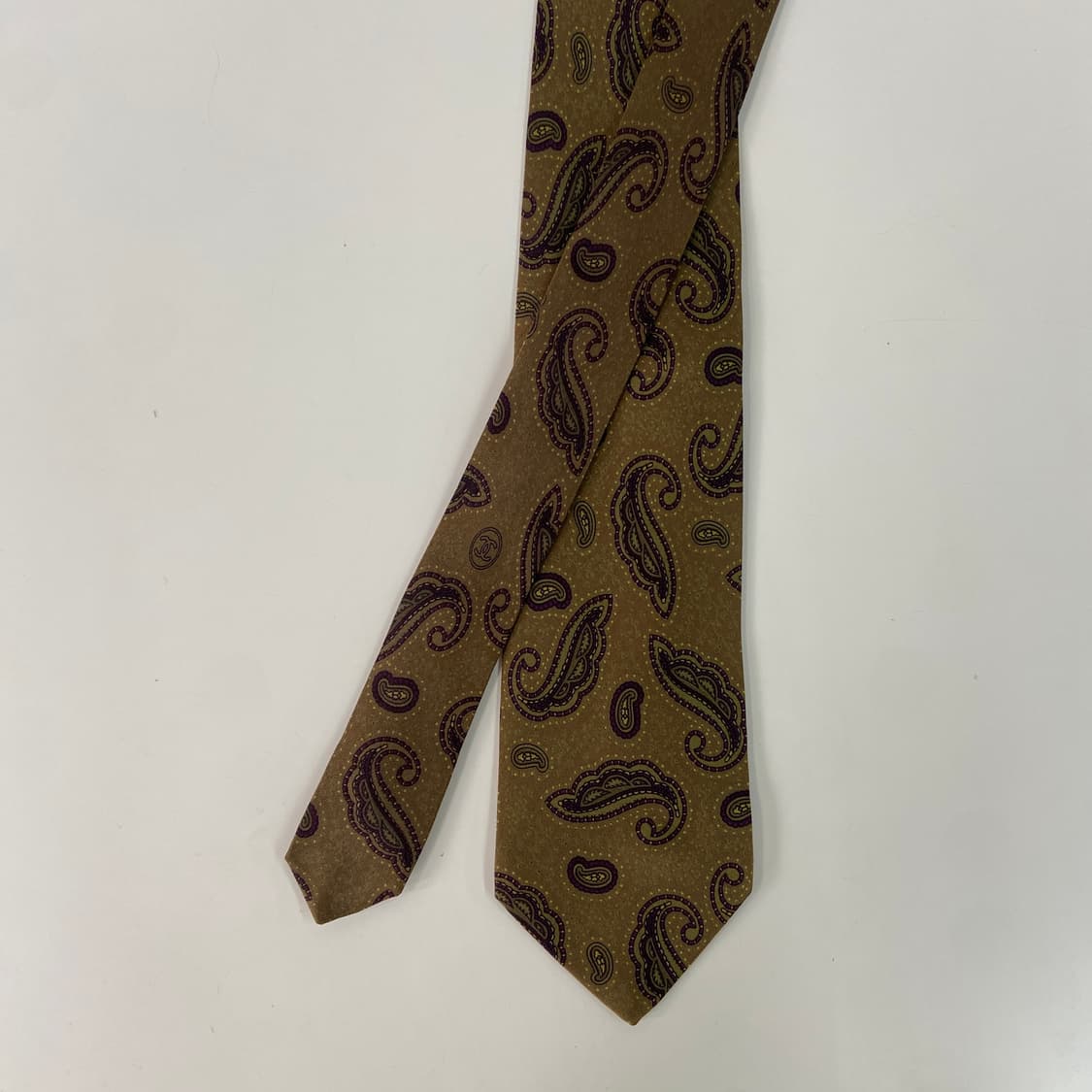 샤넬(CHANEL) 페이즐리 명품 정품 넥타이 8.3cm 상품이미지1