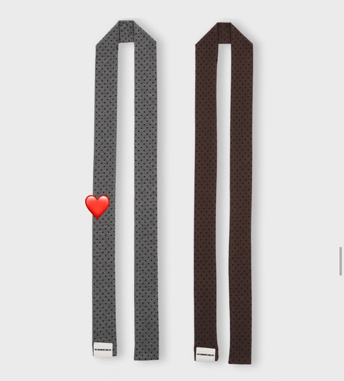 칙스 도트 레이어드티 (+머플러) 상품이미지3