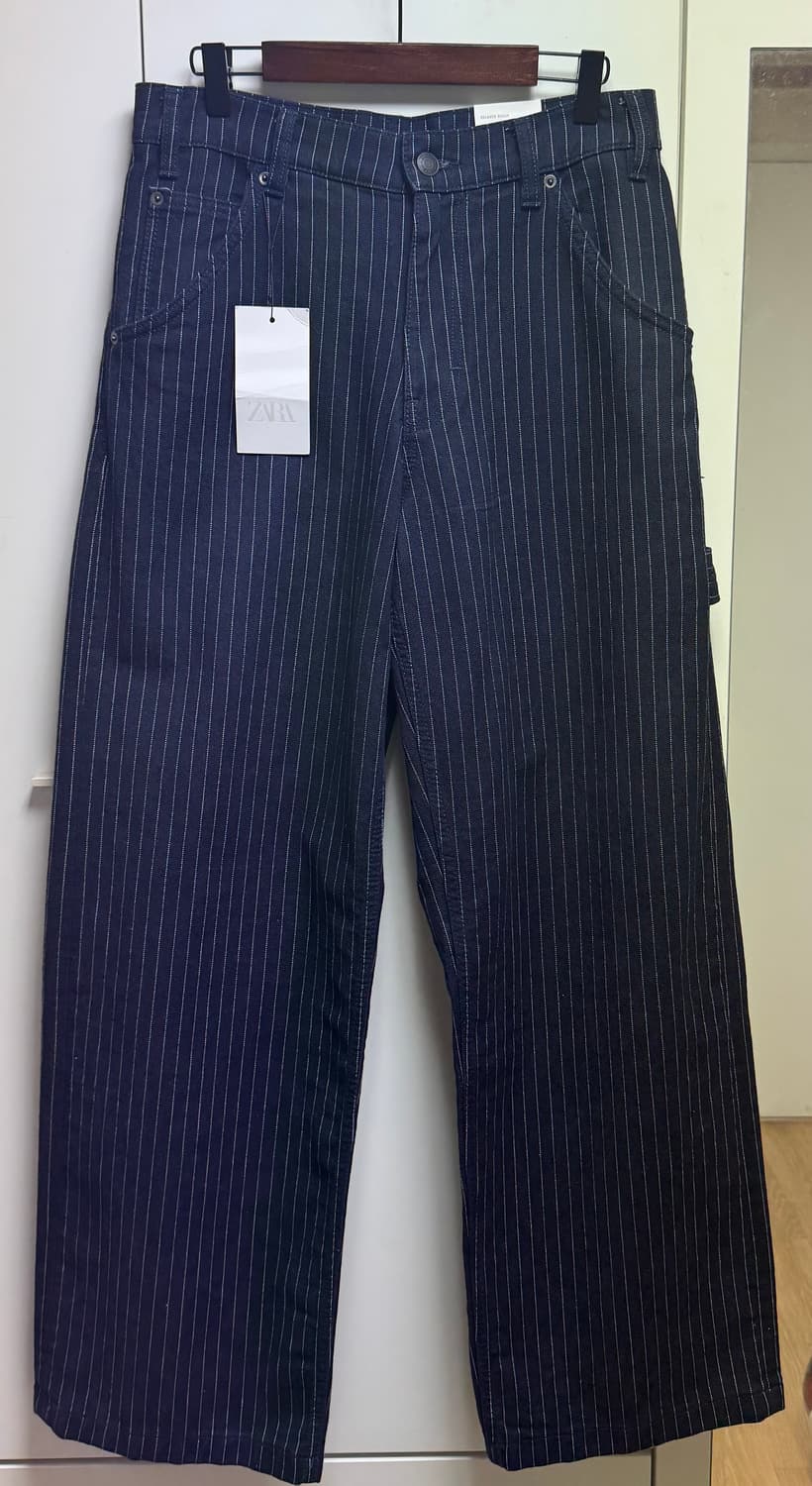 자라 스트라이프 릴렉스핏 팬츠 29사이즈 상품이미지2