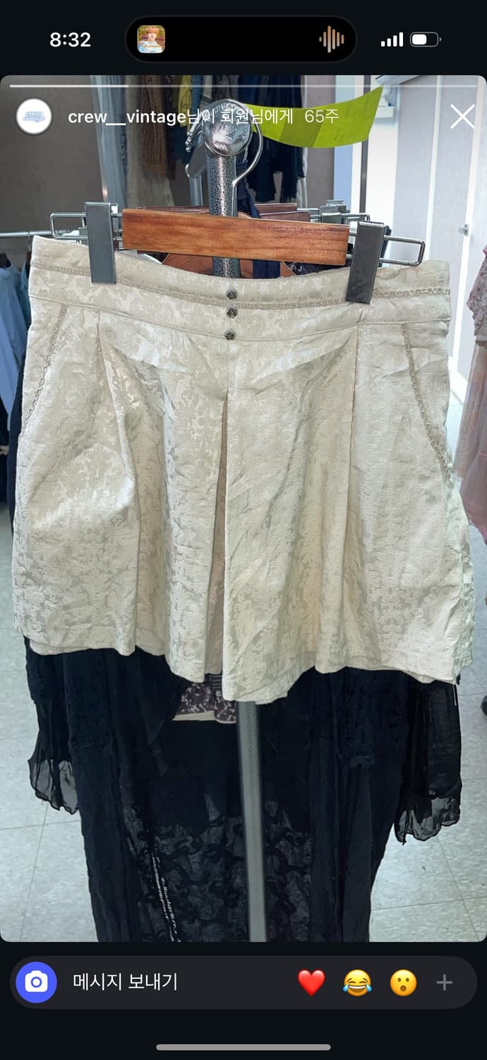 크루빈티지 페어리 모리걸 스커트 반바지 상품이미지1