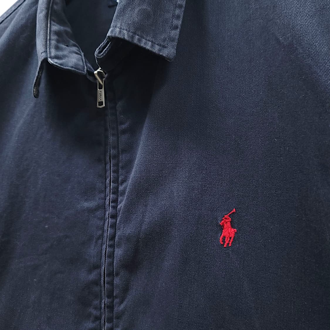 [100] 폴로 네이비블루 레드포니 빈티지 스윙탑 자켓 상품이미지5