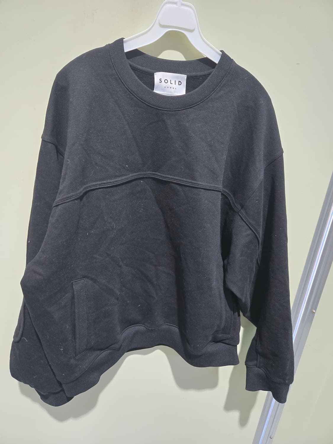 솔리드옴므 바이커 맨투맨  상품이미지1