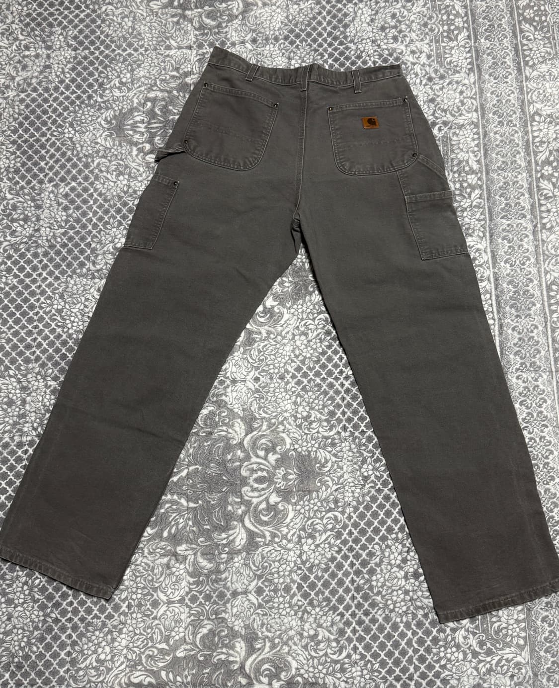 빈티지 칼하트 더블니 차콜 그레이34x32 상품이미지2