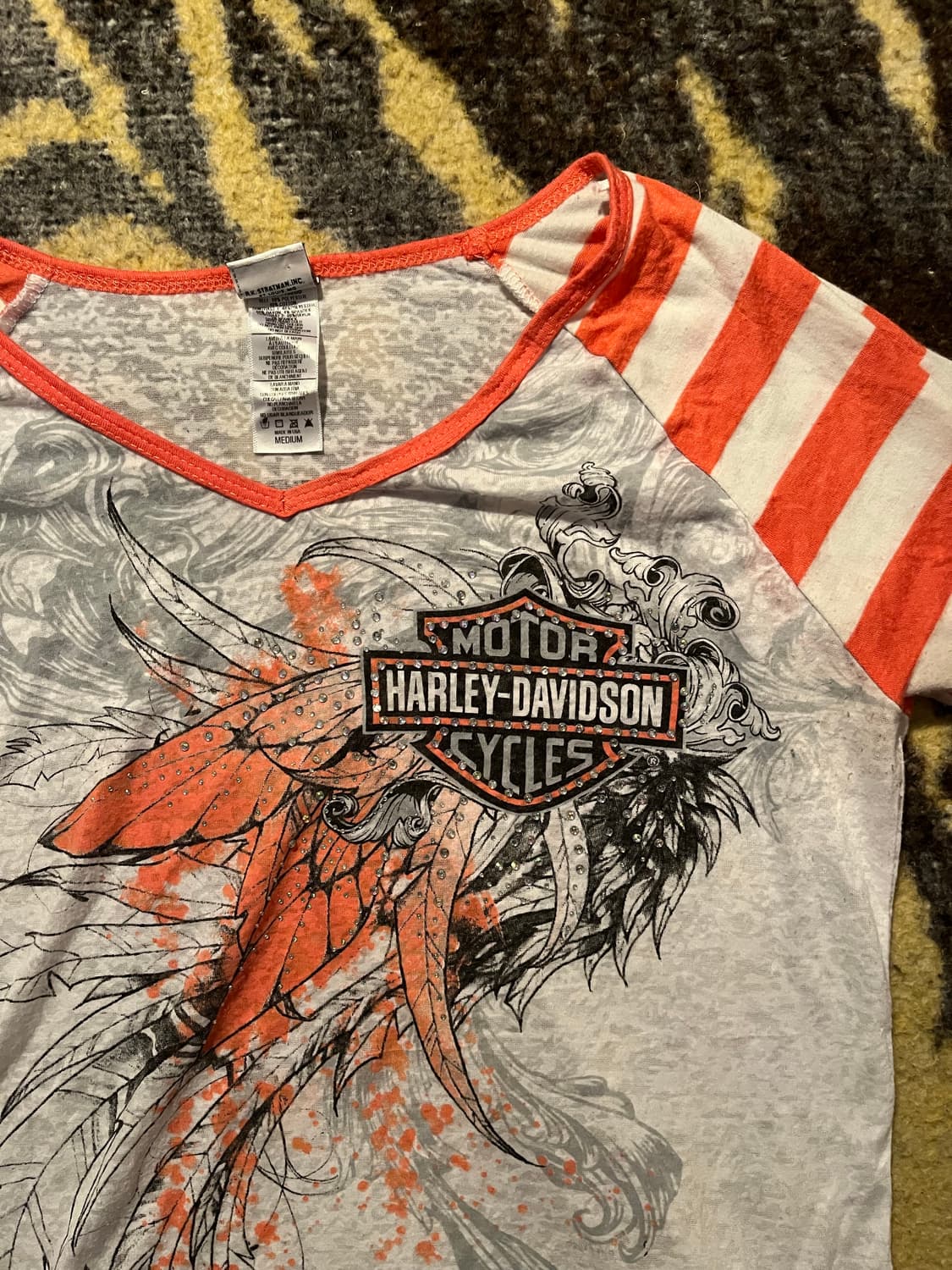 Harley davidson 그래픽 롱슬리브 상품이미지1