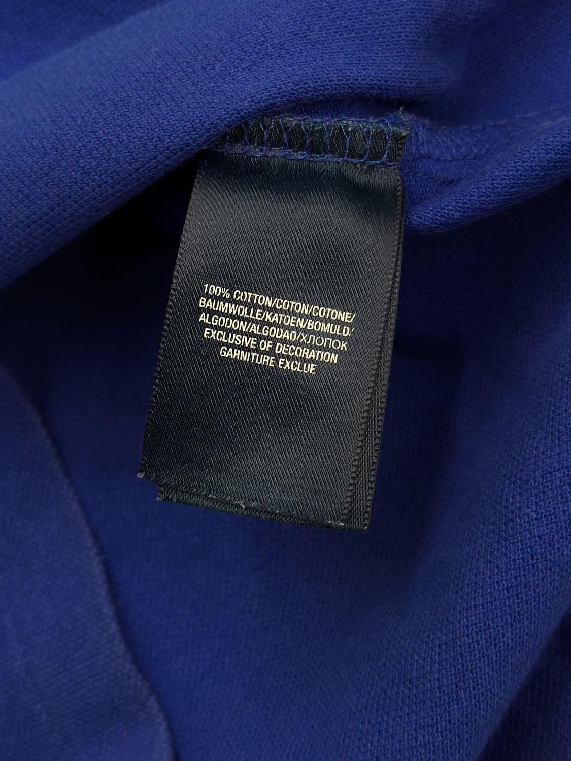 폴로 랄프로렌 블루/옐로우 빅포니 카라티  상품이미지6