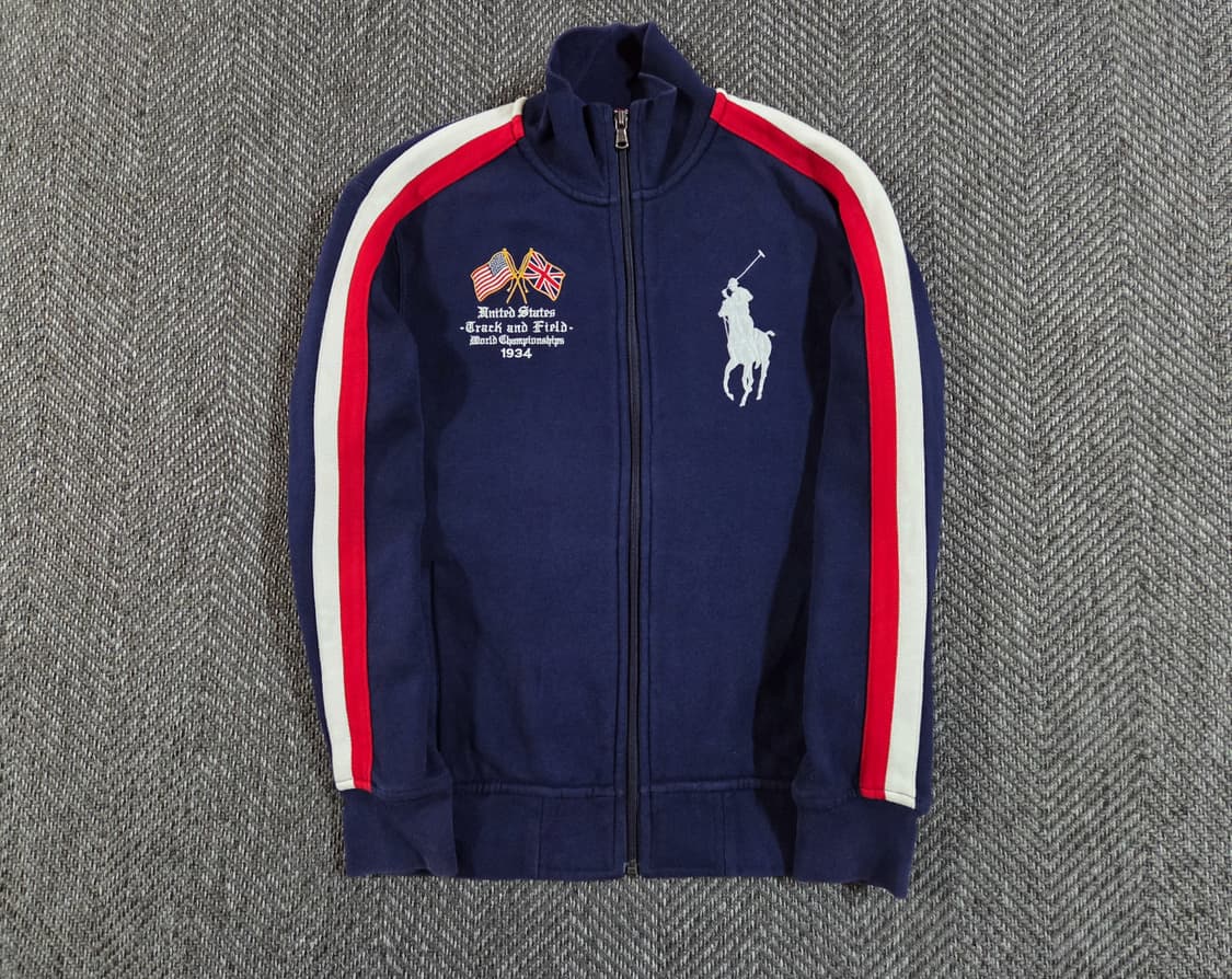 폴로 랄프로렌 빅포니 USA 성조기 집업 트랙 자켓 상품이미지1