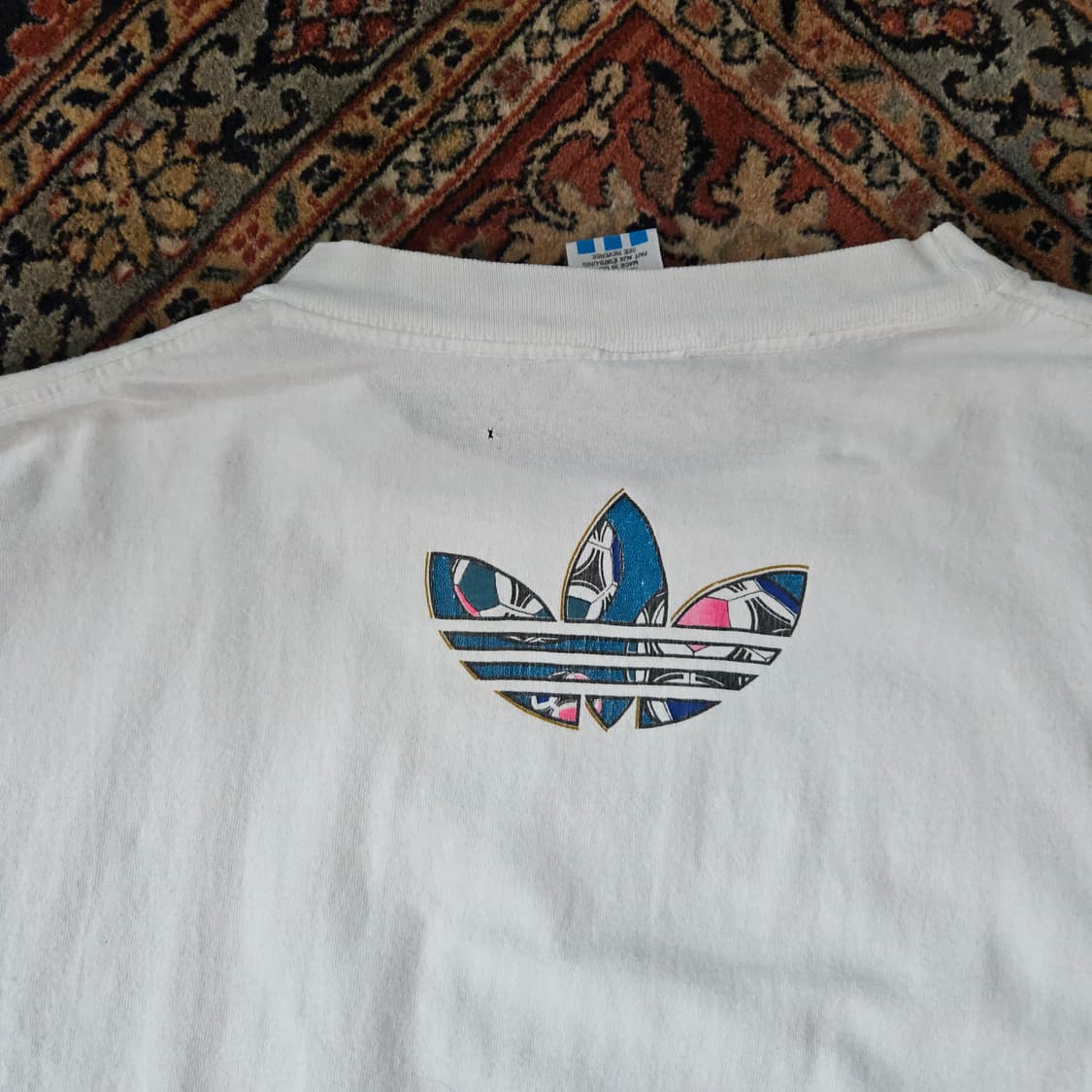 🌊90s USA made adidas trefoil Tee 싱글스티치 상품이미지4
