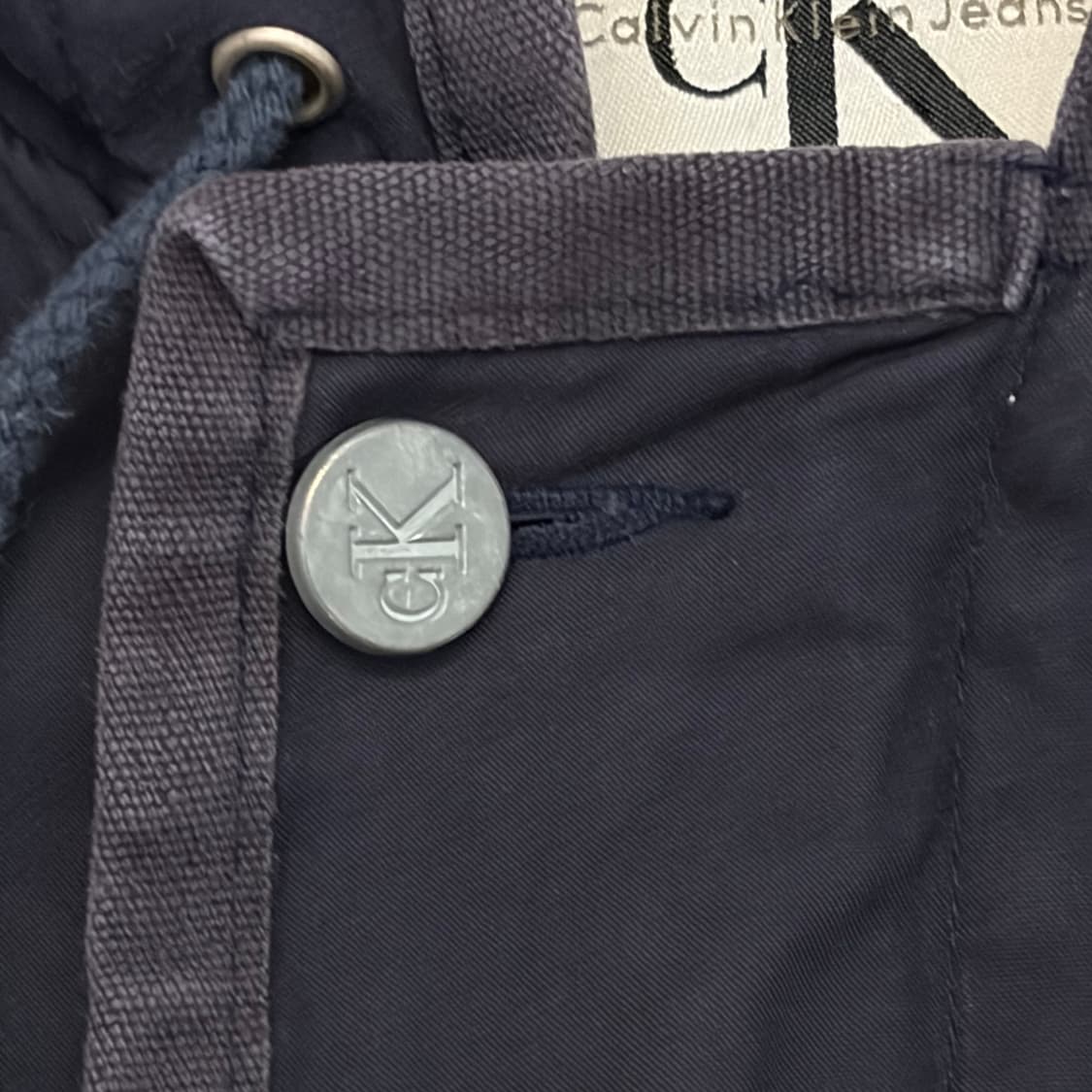 레어 90s USA 켈빈클라인 CK 후드 자켓 야상 상품이미지7