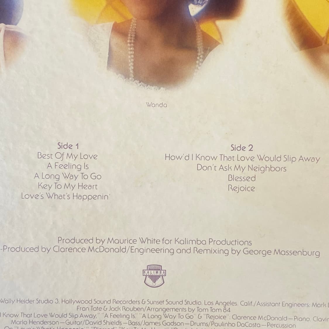 (중고LP-디스코/소울) Emotions -Rejoice 상품이미지8