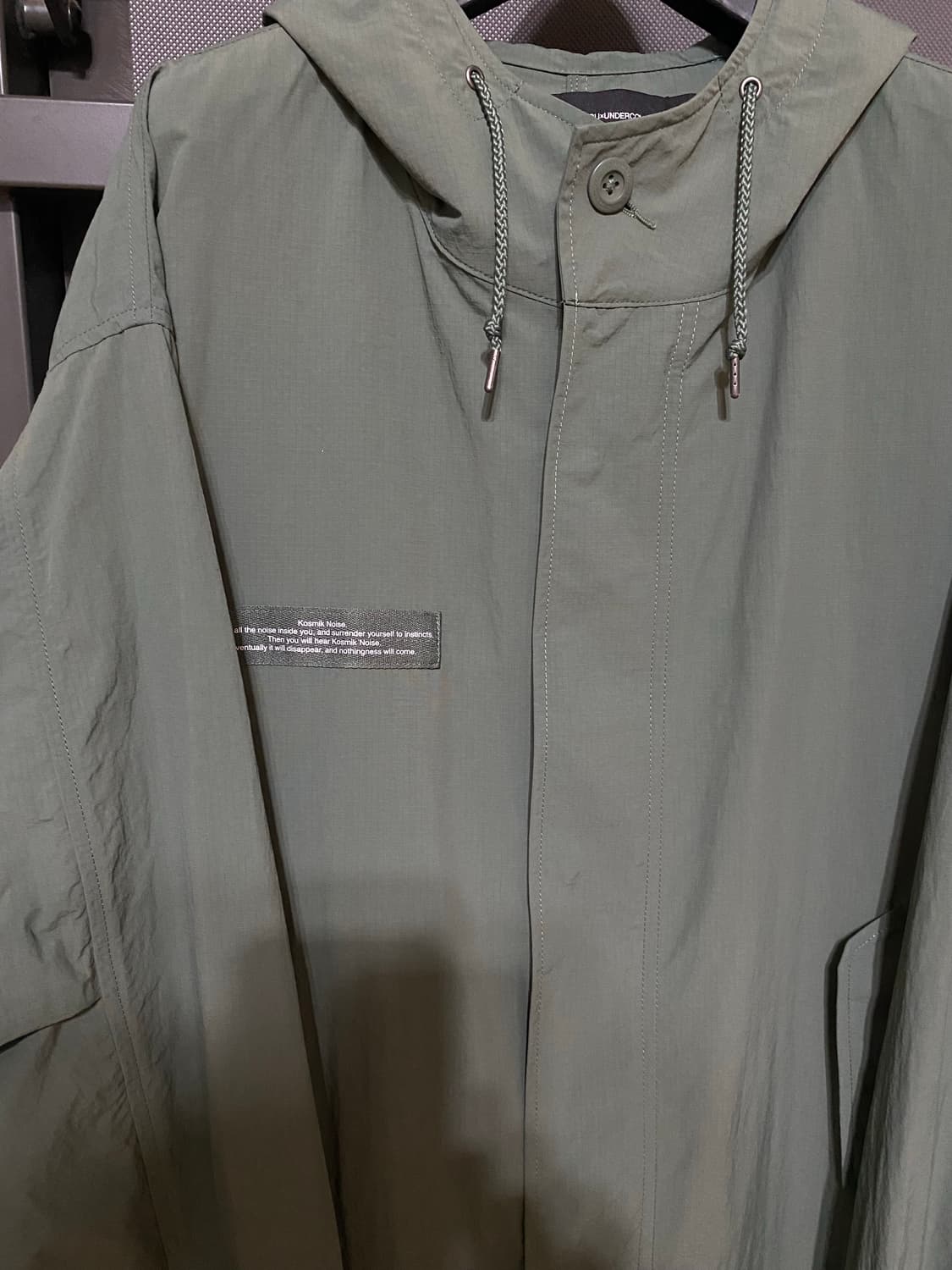 [XL] 언더커버 Gu 2Way 오버사이즈 모즈 코트 올리브 상품이미지6