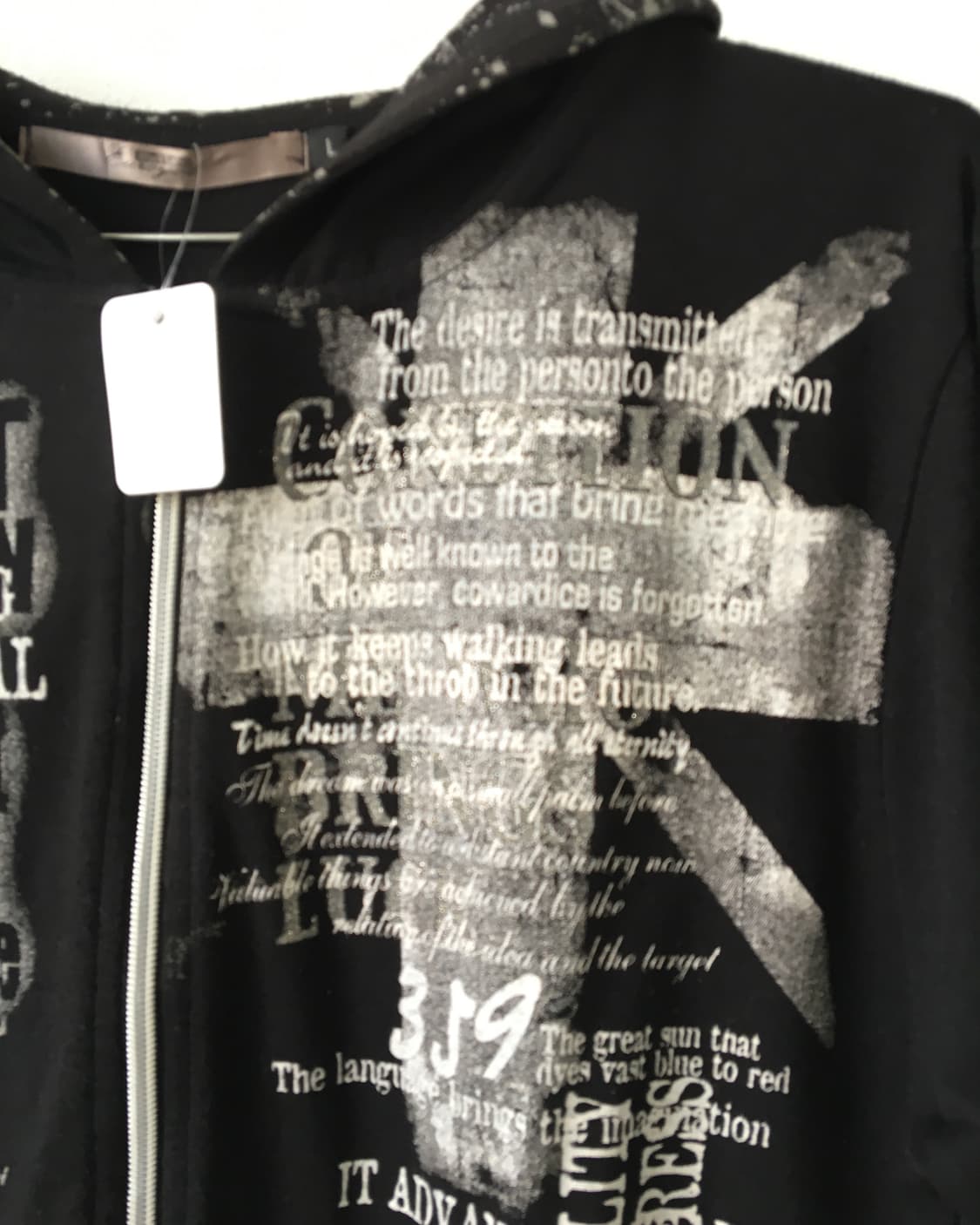 Printing hood zip up 상품이미지4