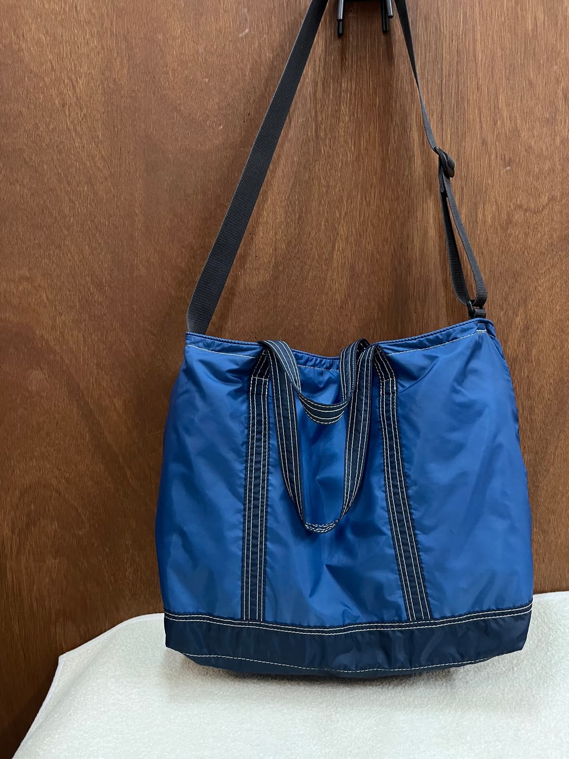 포터 스티치 호보백 블루 상품이미지3