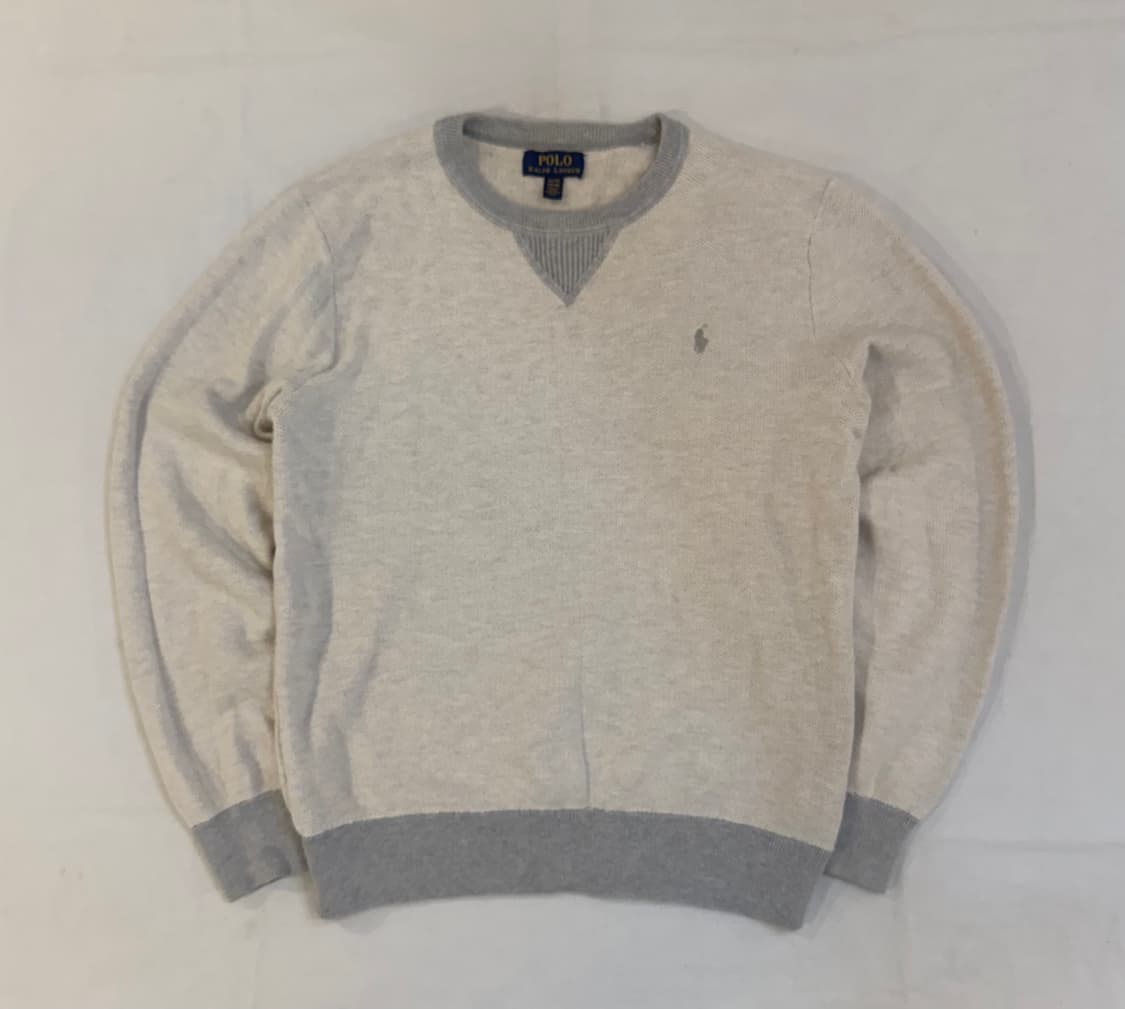 폴로 랄프로렌 리버스 맨투맨 스웻셔츠 그레이 상품이미지1